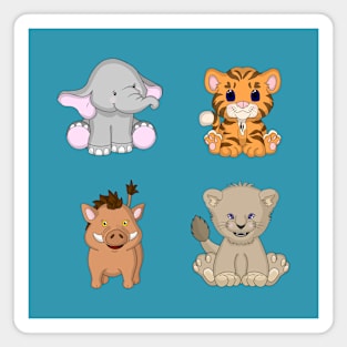 Cute Animal Buddies Magnet